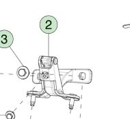مجموعه لولای درب عقب سمت راست تسلا مدل Y 1500495-00-C
