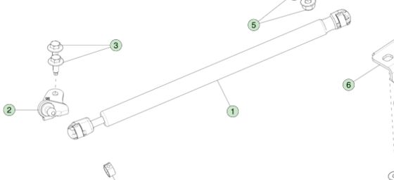 گازی استروت - هود برای مدل S 2012-2021 1062634-00-A