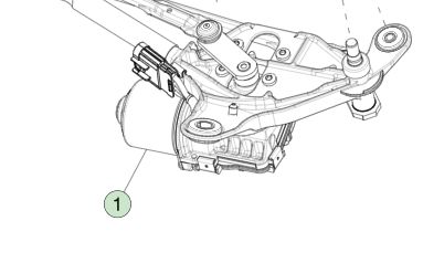 ماژول پاک کننده Tesla Model 3 LHD 2017-2023 OEM 1076725-CN-G