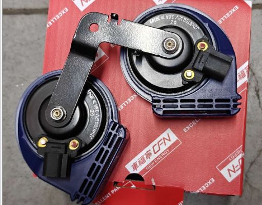 مجموعه بوق دوگانه تسلا مدل 3 با فرکانس 510 هرتز/410 هرتز، 12 ولت، IP65