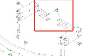 پیچ M10-1.5X157 HF برای تسلا مدل 3/Y 1120775-00-A 1200MPa