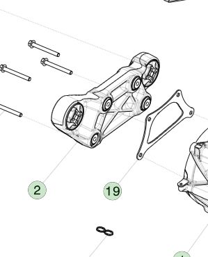 تسلا MX/MS SDU-F بازوی واکنش تورک 1052783-00-C 1800 N*m ظرفیت